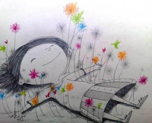 Niña feliz