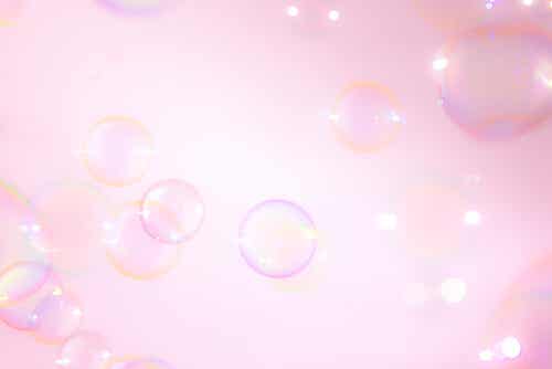 Burbujas rosas