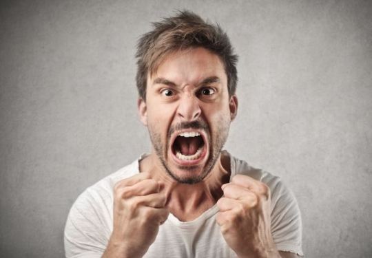 angry man