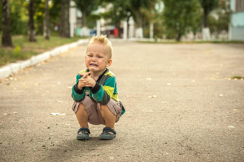 Niño con baja tolerancia a la frustración