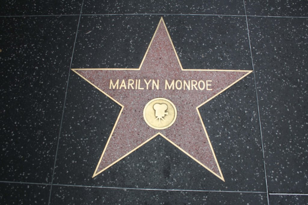 Estrella Hollywood de Marilyn Monroe