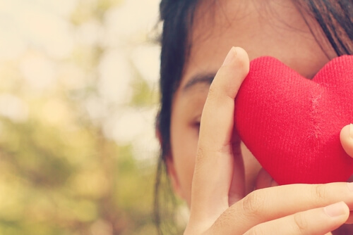 Mano con corazón