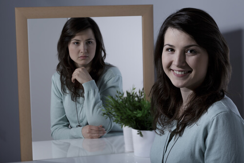 Mujer con trastorno bipolar