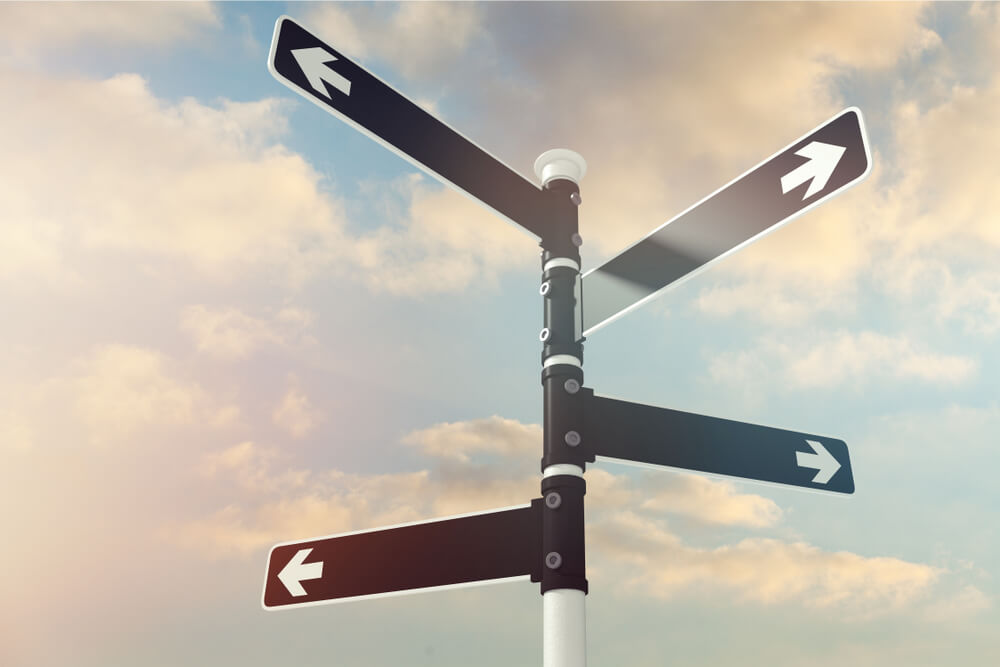 Direcciones diferentes