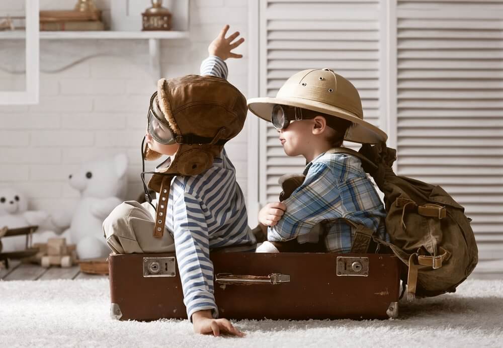 Niños amigos