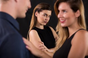 mujer con trastorno de celopatía
