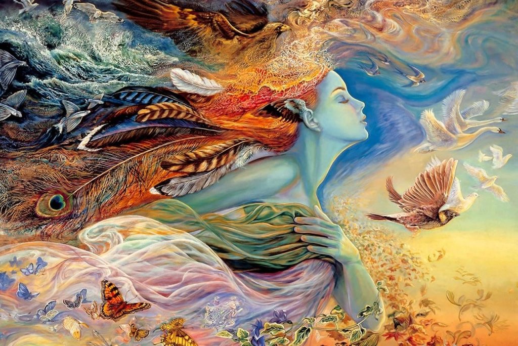 Mujer pensando en sus sueños