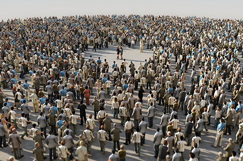 Grupo de gente simbolizando inteligencia social