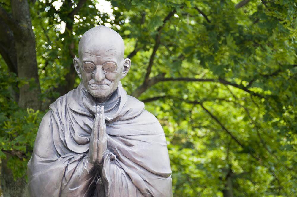Gandhi's three thoughts that contributed to a better world