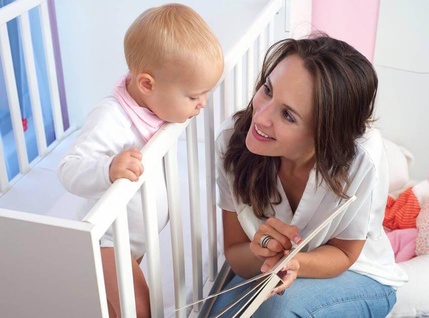 Los beneficios de hablar con bebés