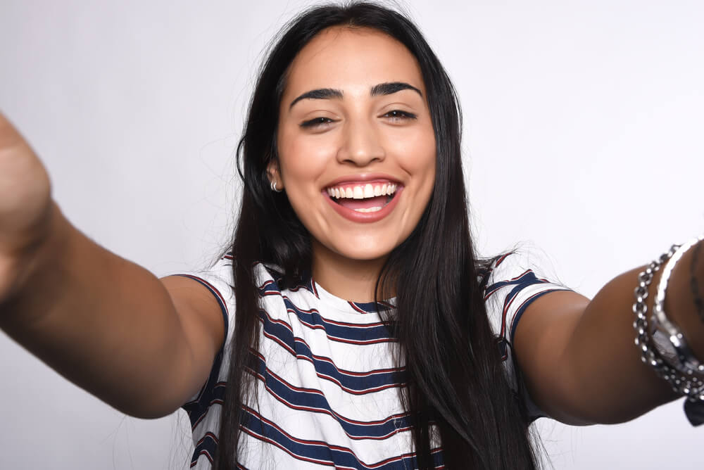 Mujer sonriendo