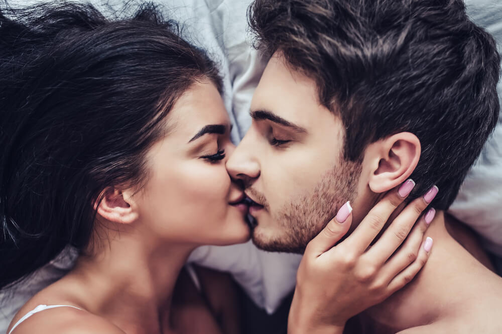 couple experiencing the emotion of the first times