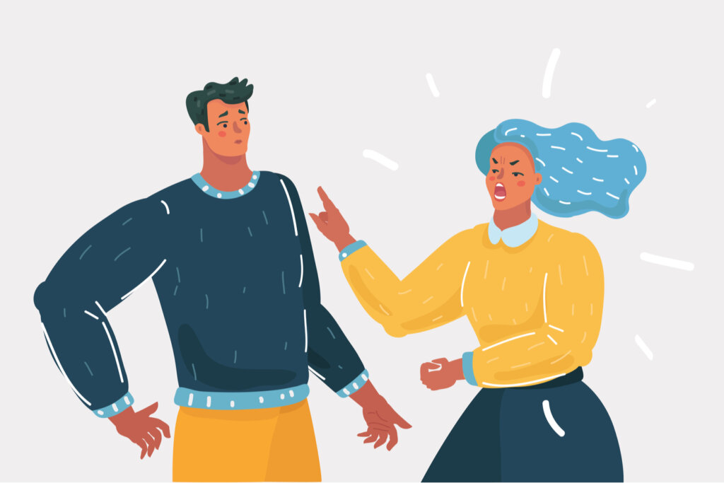 pareja-discutiendo-ilustracion