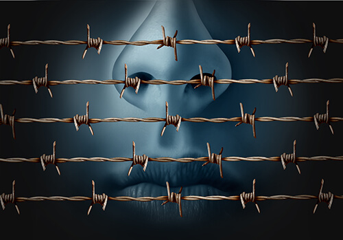 alambra de espinas simbolizando prohibición