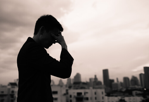 homme souffrant de dépression