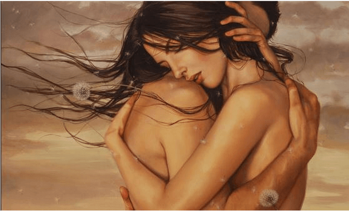 Abrazo de una pareja