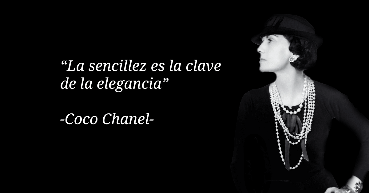 Las frases más interesantes de Coco Chanel