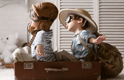 Niños demostrando que la vida es un juego