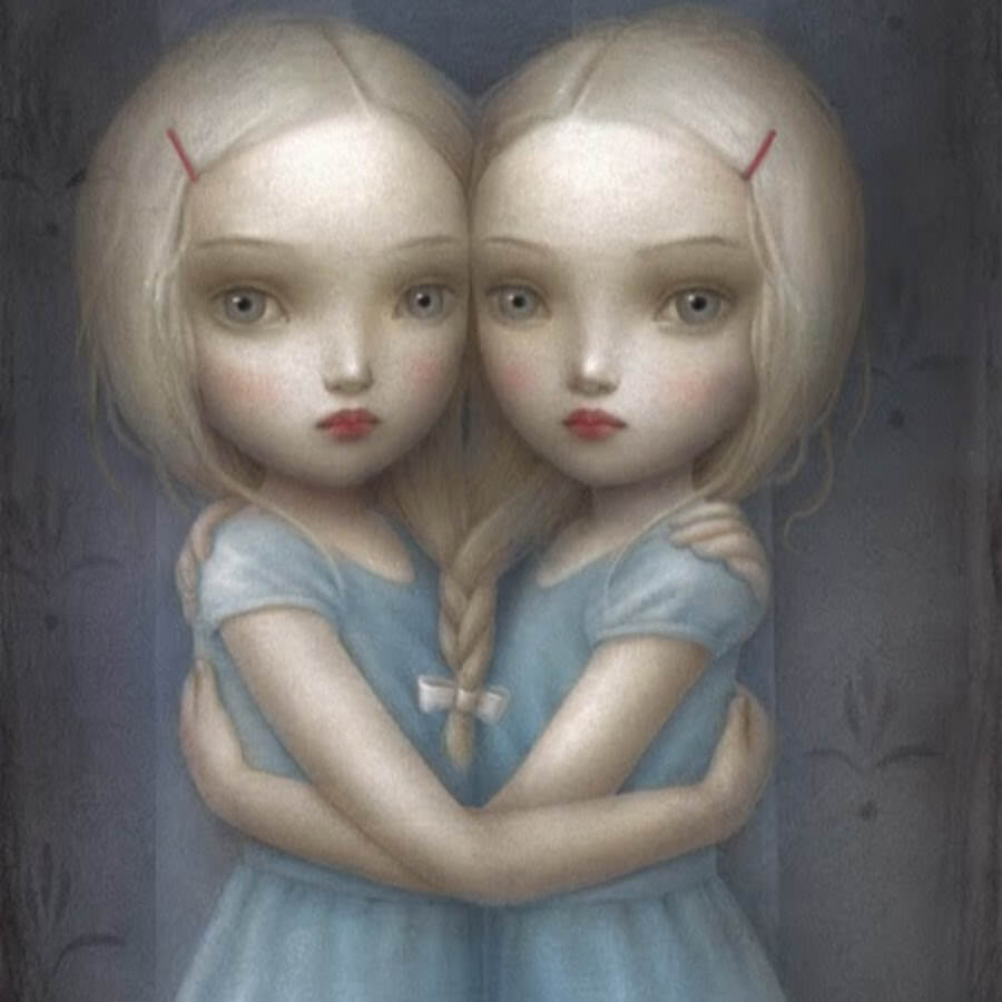 Hermanas representando amor propio