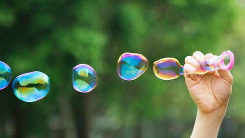 Pompas de jabón para superar malos momentos