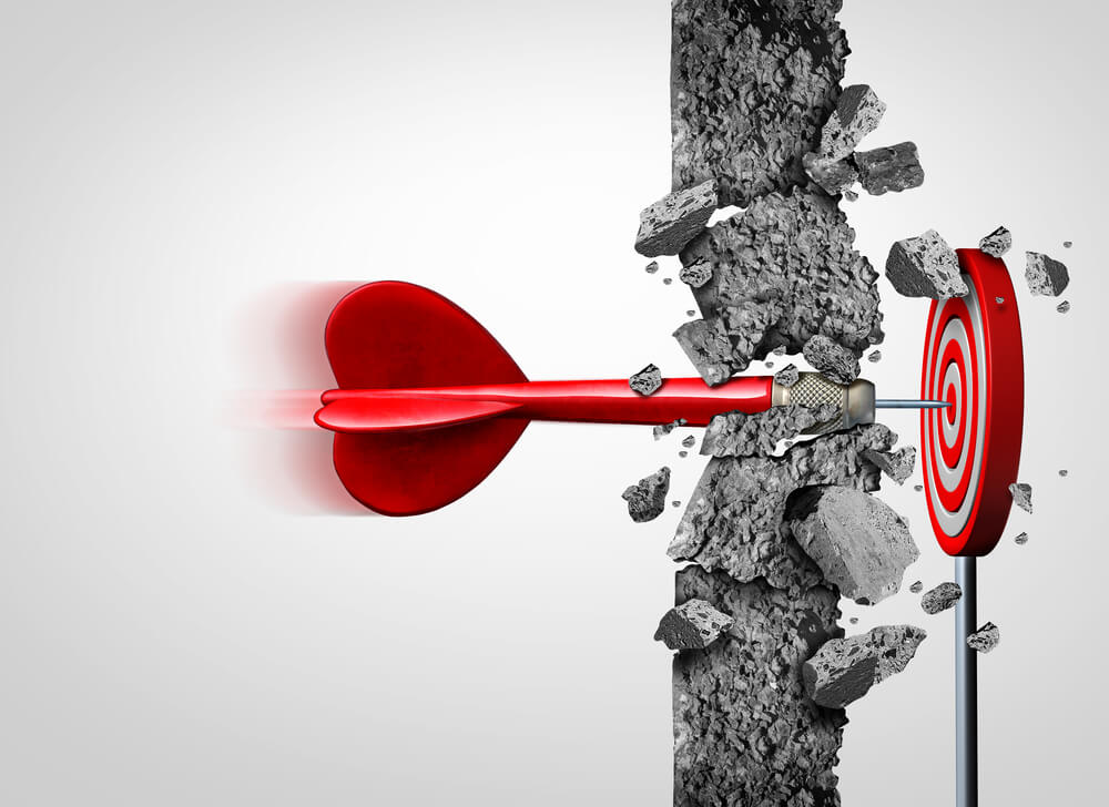 dardo dando en la diana