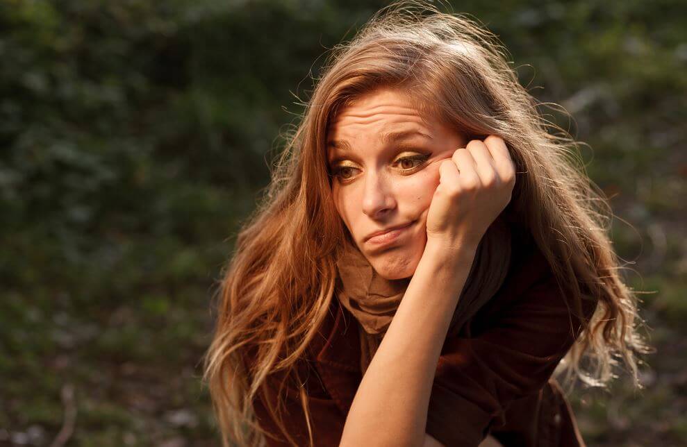 Mujer aburrida