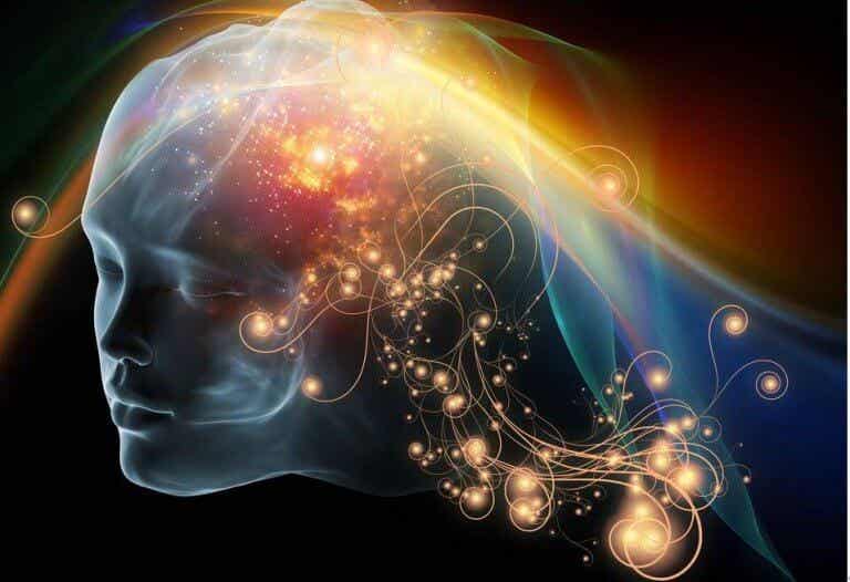 Cerebro sintiendo el efecto del triptófano y la serotonina