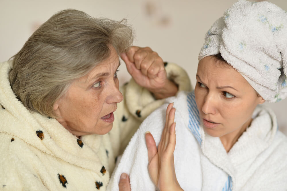 Discusión madre e hija