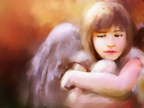 girl holding knees