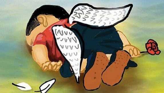 Ilustración homenaje a Aylan 2