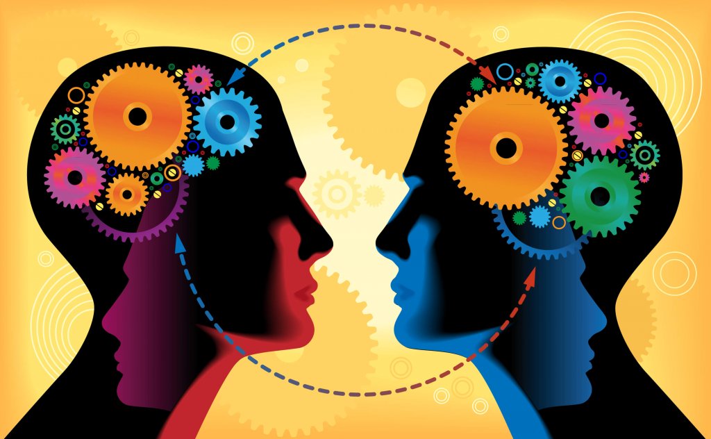 Perfil de personas comunicándose