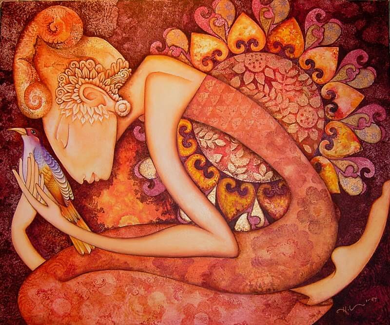 Mujer haciendo relajación