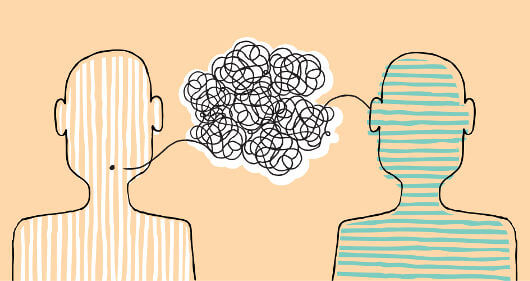 Dos personas hablando