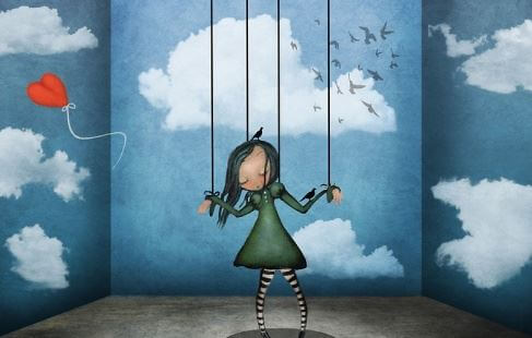 Marioneta de una niña