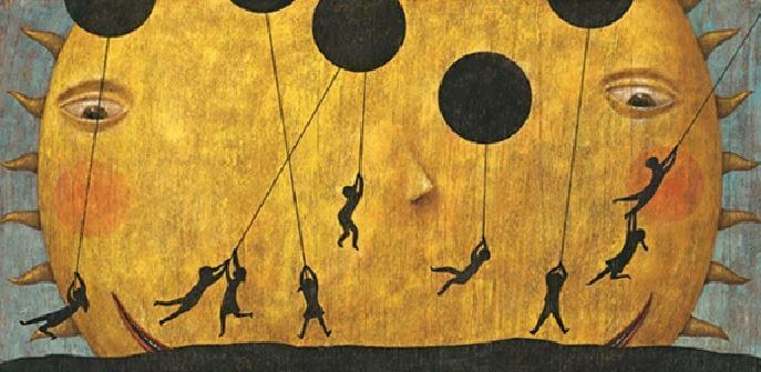 people swinging