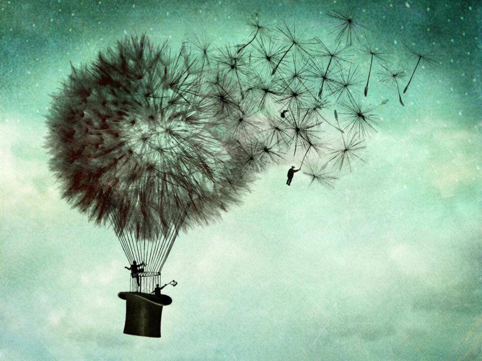 Globo de diente de león