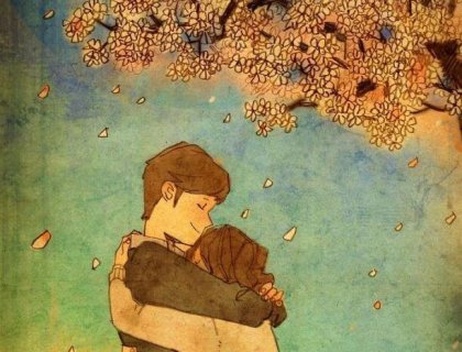 Lo más bonito del mundo es abrazar a las personas que quieres