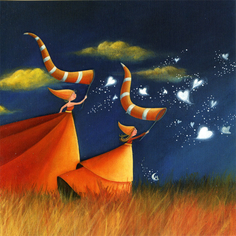 chicas cazando estrellas