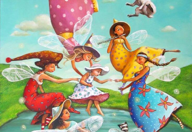 Familia divirtiéndose