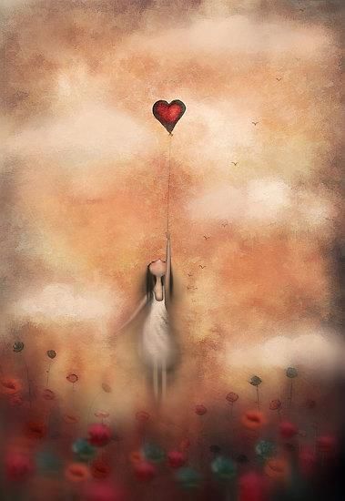 joven alcanzando corazon