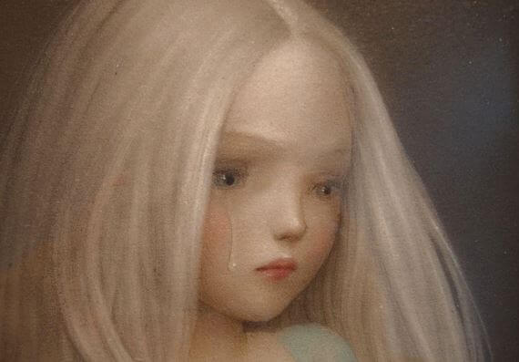 niña llorando