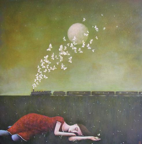 Niña dormida en el suelo