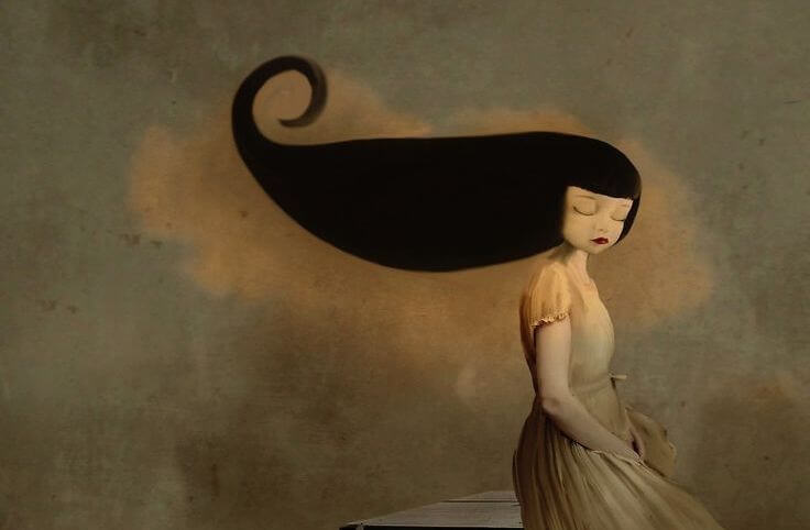 Mujer con depresión