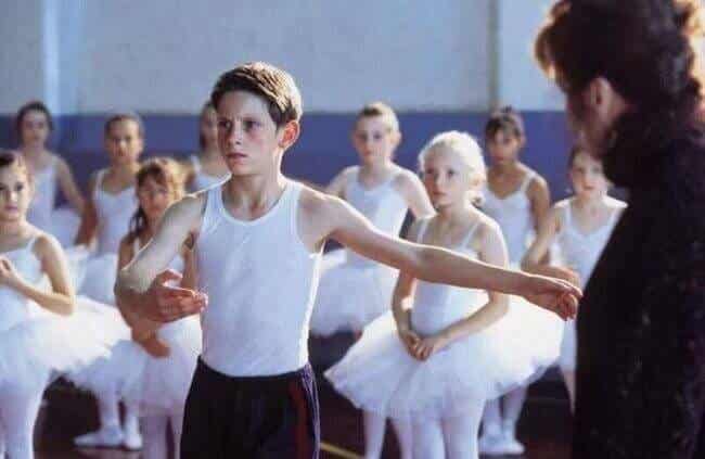Billy Elliot bailando ballet