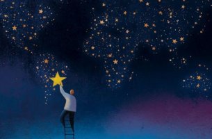Hombre con estrella