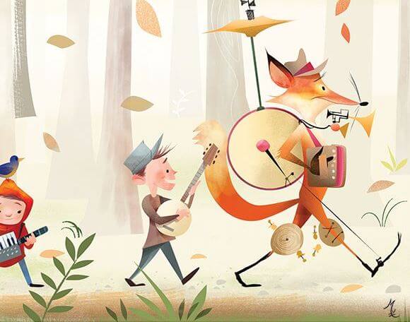 ilustración musical afición