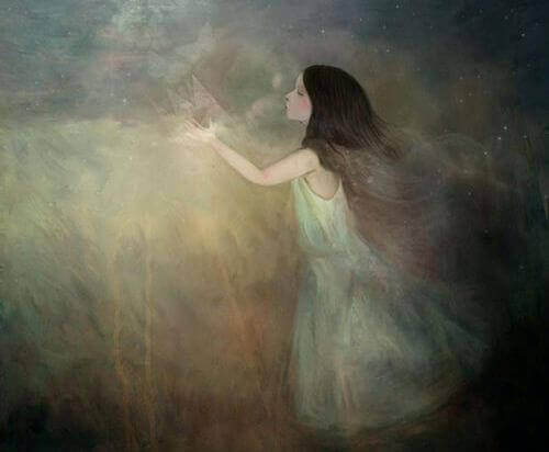 Niña triste pensandocomo volver a ilusionarnos