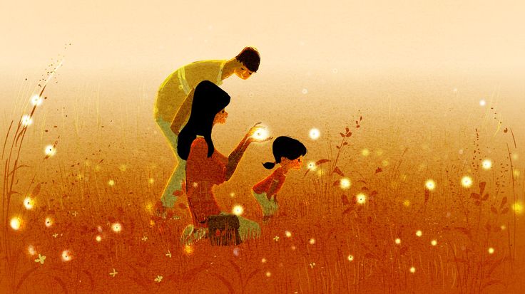 Parents avec leur fille dans le domaine