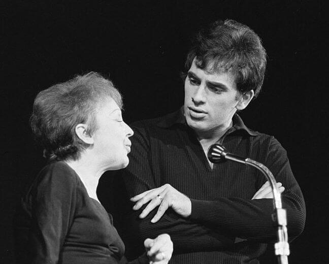 Edith Piaf con Theo Sarapo