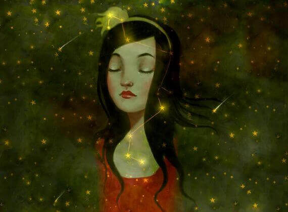 Chica pensando representando la confianza en ti mismo